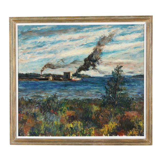 kenneth-ness-nc-1903-2001-i-coastal-scene-near-southport-i