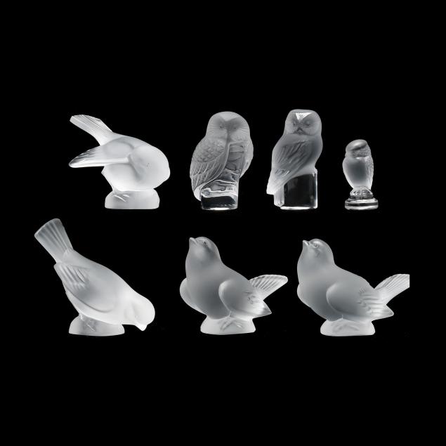 seven-lalique-crystal-birds