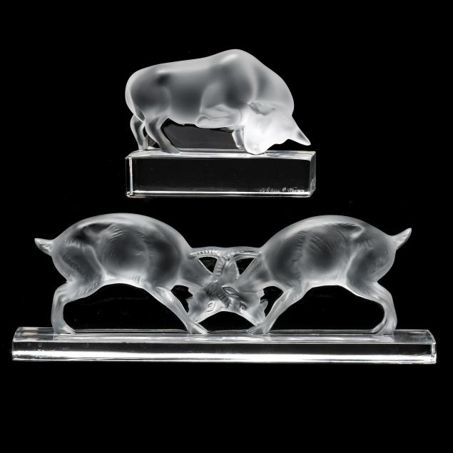 two-lalique-crystal-animal-paperweights