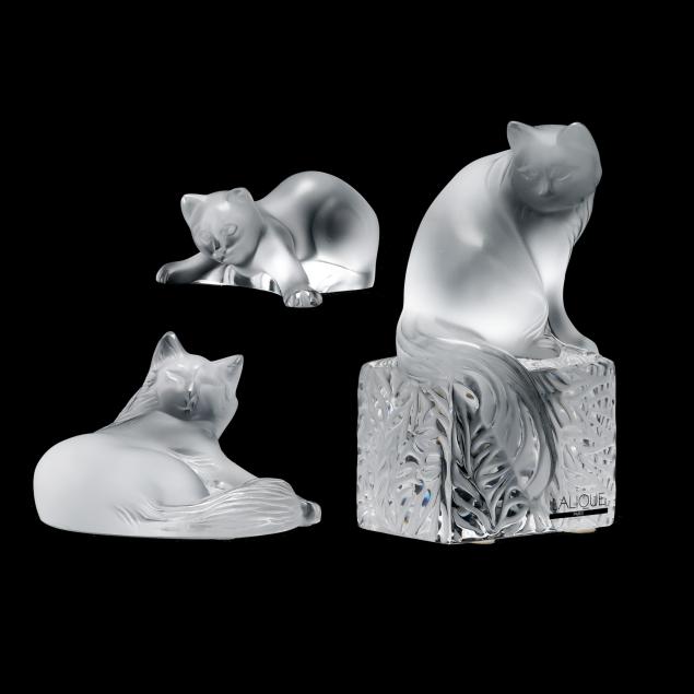 three-lalique-crystal-cats