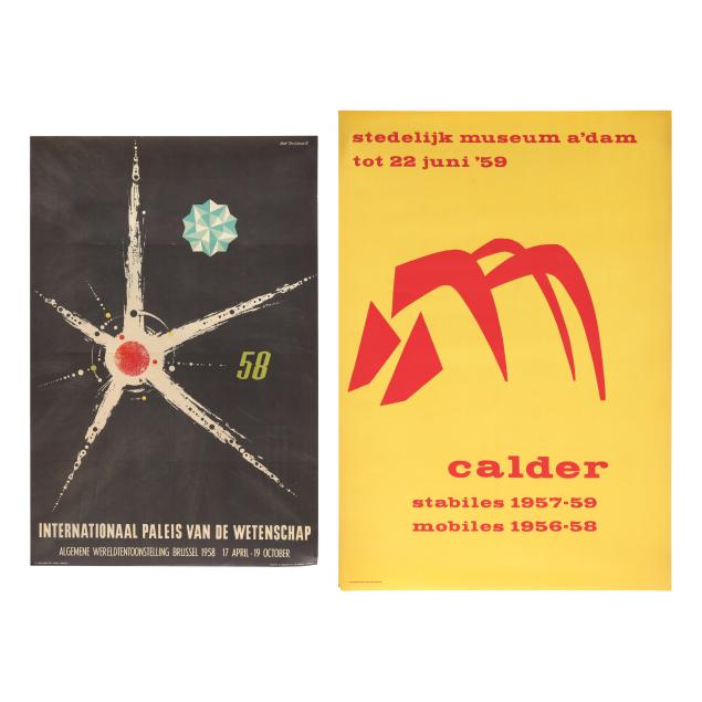 two-vintage-exhibition-posters-calder-and-international-palace-of-science