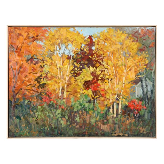 david-a-williams-american-b-1969-i-autumn-birch-i