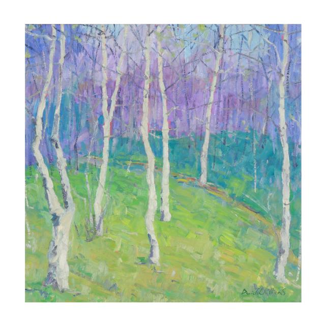 david-a-williams-american-b-1969-i-la-foret-de-chateauneuf-i