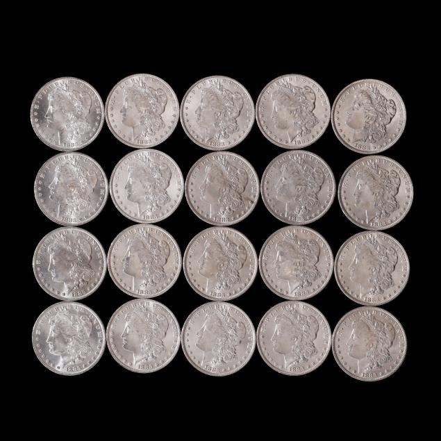 roll-of-twenty-20-uncirculated-1883-o-morgan-silver-dollars