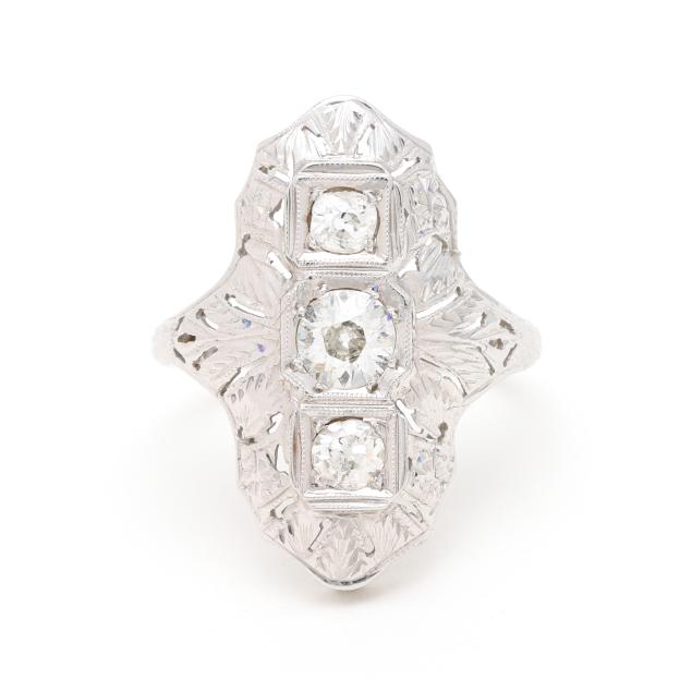 vintage-white-gold-and-diamond-ring