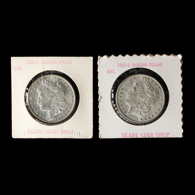 two-uncirculated-morgan-silver-dollars-from-the-sears-coin-shop
