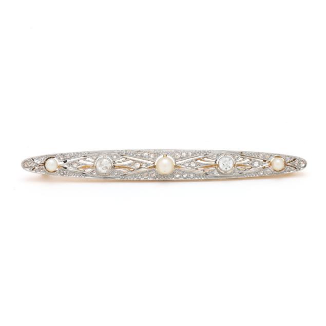 antique-platinum-topped-gold-pearl-and-diamond-bar-brooch