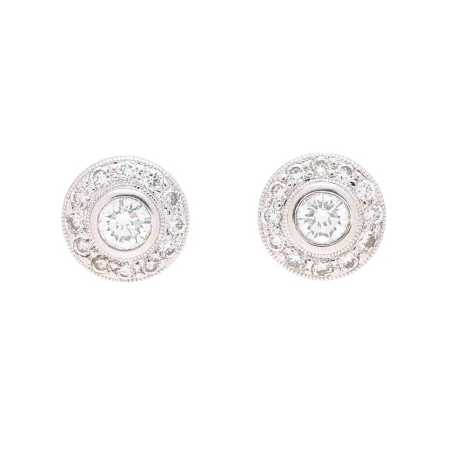 white-gold-and-diamond-stud-earrings