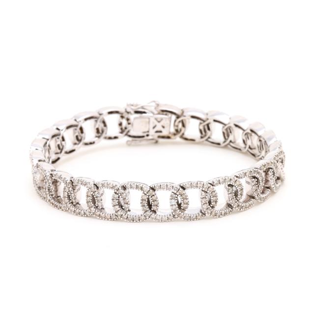 white-gold-and-diamond-bracelet