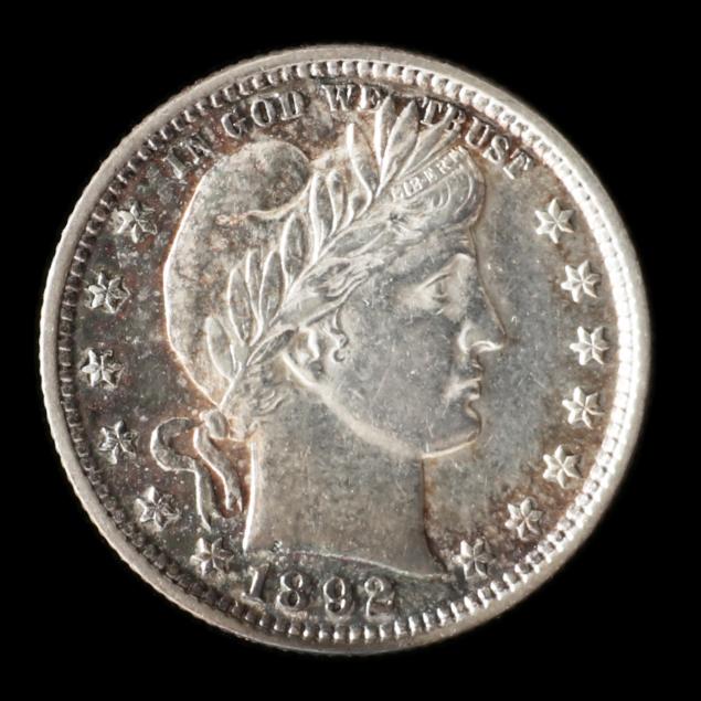 beautifully-toned-1892-barber-quarter-first-year-of-issue