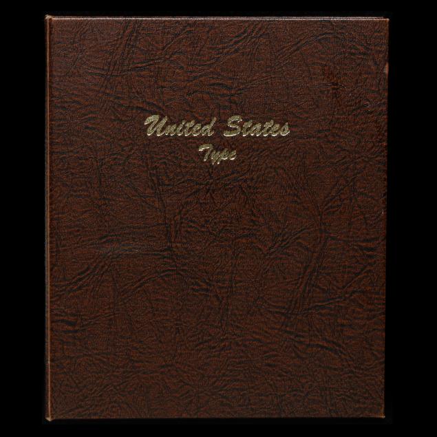united-states-partial-type-set-of-forty-two-coins-in-dansco-album