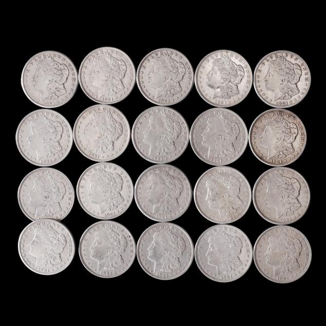 roll-of-twenty-20-1921-dated-morgan-silver-dollars