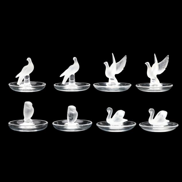 four-pairs-of-lalique-crystal-pin-trays