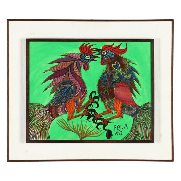 francisco-domingos-chico-da-silva-brazilian-1910-1985-two-roosters
