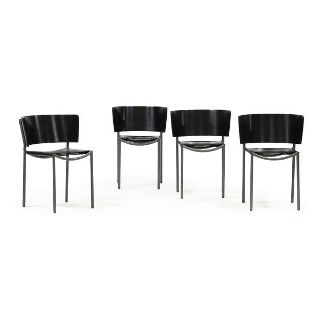 philippe-starck-french-b-1949-four-i-lila-hunter-i-chairs