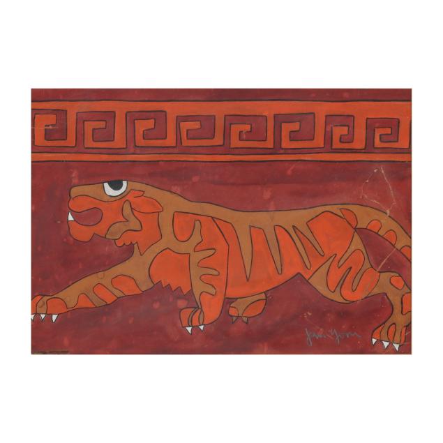 jan-yoors-belgian-american-1922-1977-greek-key-tiger