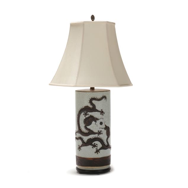 a-tall-asian-crackle-glaze-cylinder-vase-lamp-with-dragons