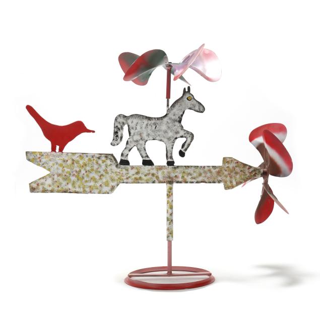 vollis-simpson-nc-1919-2013-folk-art-whirligig-with-pony-and-cardinal