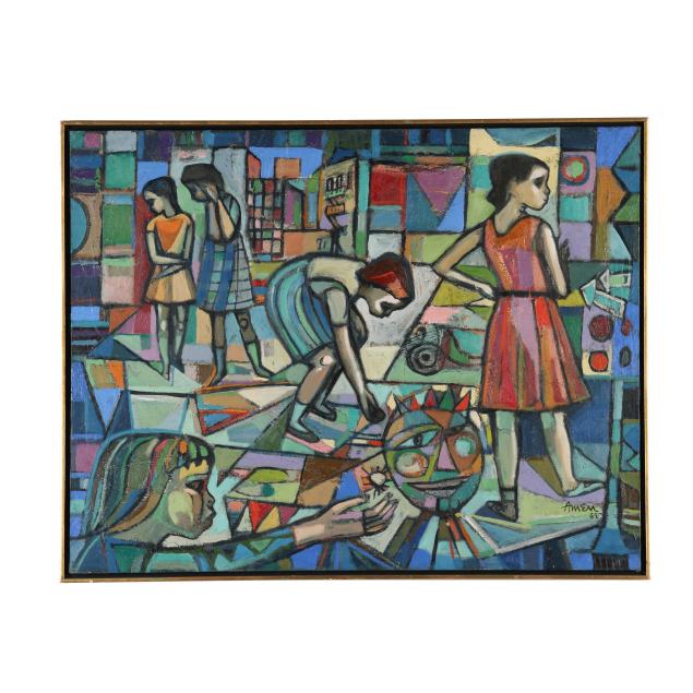 irving-amen-american-1918-2011-children-at-play-in-the-city