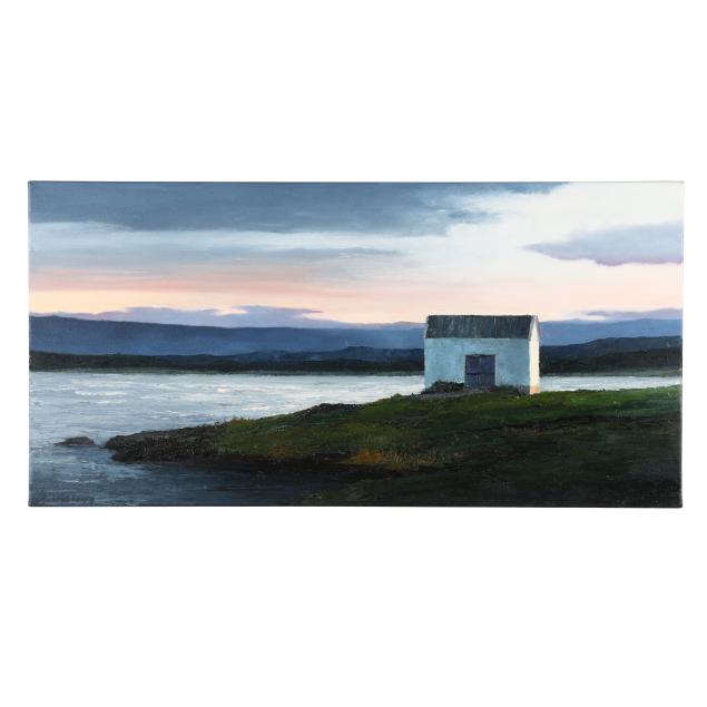 gayle-stott-lowry-nc-i-the-lake-at-sunset-i