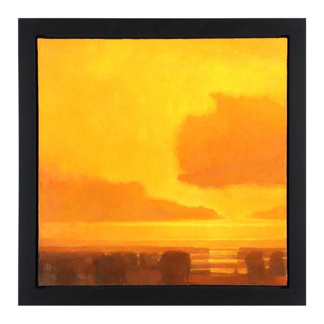 contemporary-abstract-painting-of-a-yellow-sunrise
