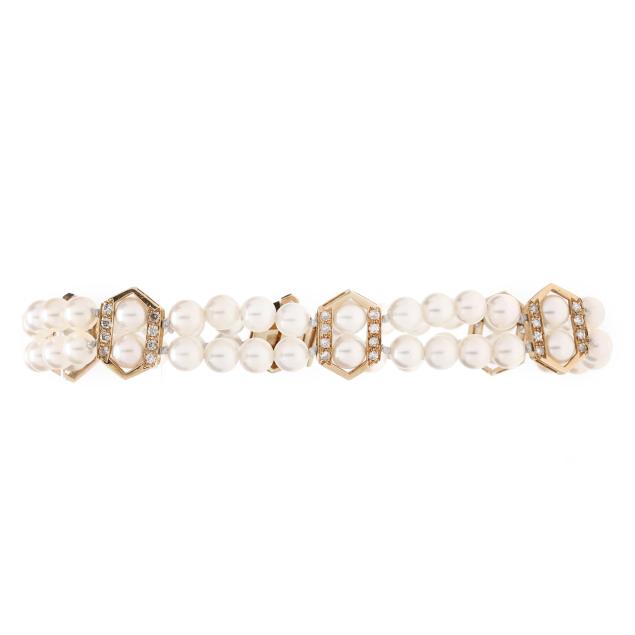 gold-pearl-and-diamond-bracelet
