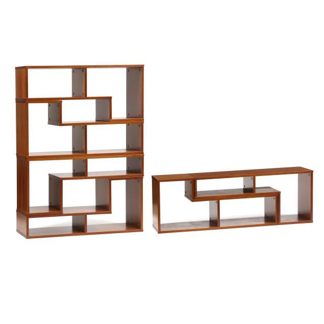 contemporary-cherry-modular-open-bookcase