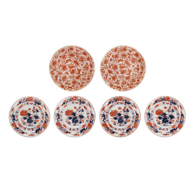 a-selection-of-six-chinese-export-porcelain-plates