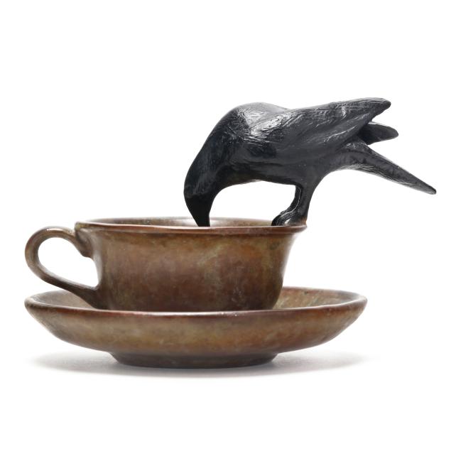 peter-woytuk-american-b-1957-i-crow-tea-cup-i