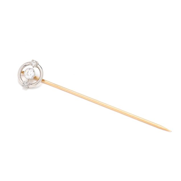 antique-platinum-gold-and-diamond-stick-pin