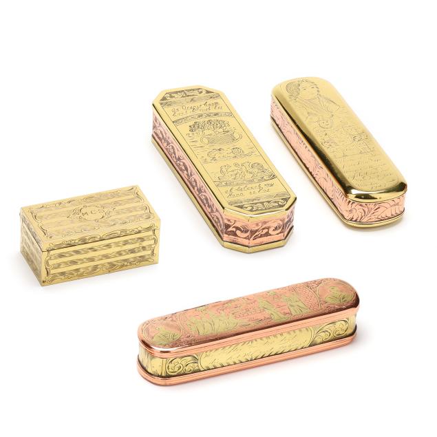 a-group-of-dutch-brass-tobacco-boxes