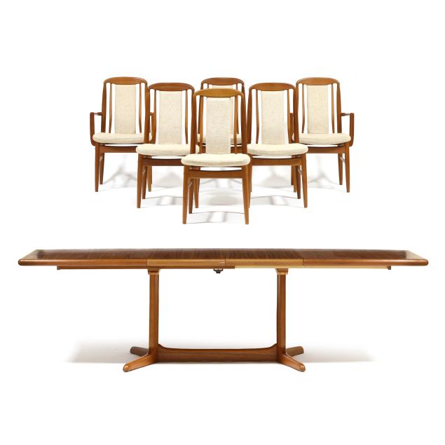 benny-linden-swedish-american-b-1929-teak-dining-table-and-six-chairs