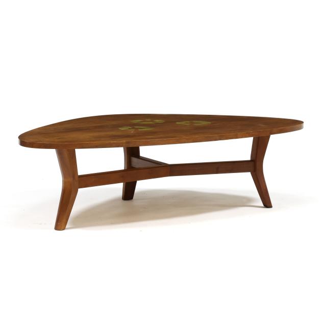 conrad-divine-american-20th-century-custom-atomic-inlaid-walnut-cocktail-table