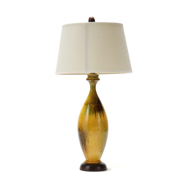 tall-mid-century-glazed-ceramic-table-lamp