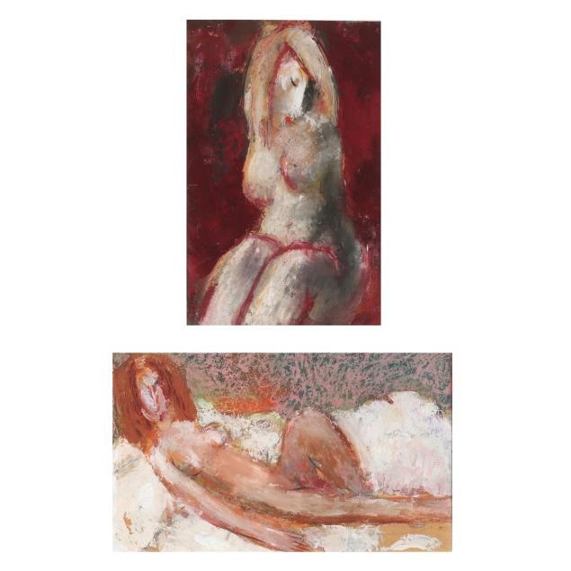 julien-binford-american-1909-1997-two-figural-paintings