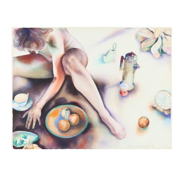 dennis-zaborowski-american-1943-2022-i-figure-with-clock-oranges-i