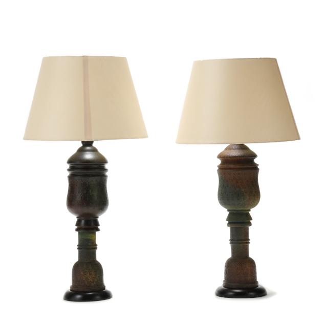 aldo-londi-italy-1911-2003-pair-of-mid-century-pottery-table-lamps