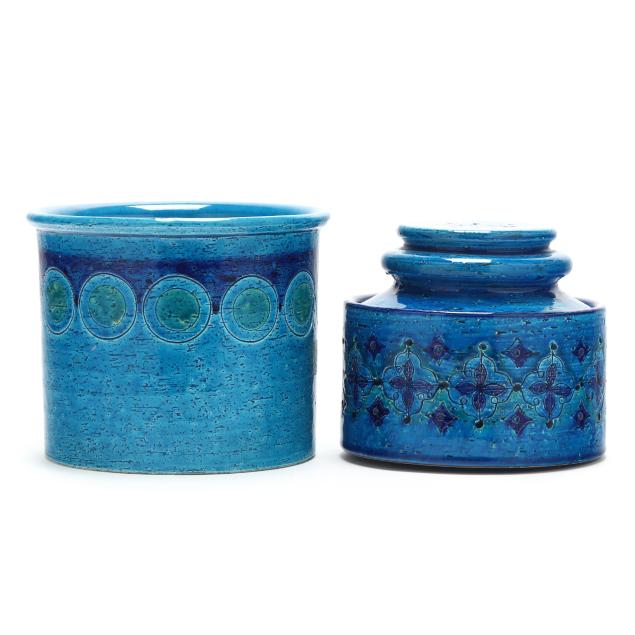 aldo-londi-italian-1911-2003-for-bitossi-two-i-rimini-blu-i-vessels