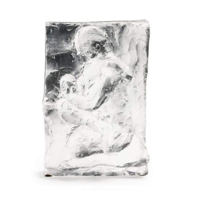 katherine-bernstein-nc-mother-and-child-glass-sculpture