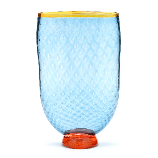 bruce-pizzichillo-and-dari-gordon-art-glass-vase