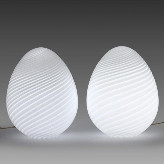 pair-of-murano-egg-table-lamps