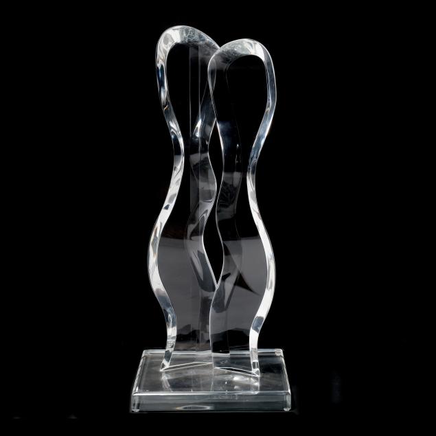 hivo-van-teal-cuban-b-1976-large-lucite-abstract-sculpture