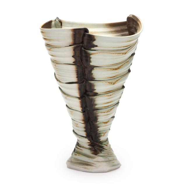 large-signed-porcelain-drapery-form-vase