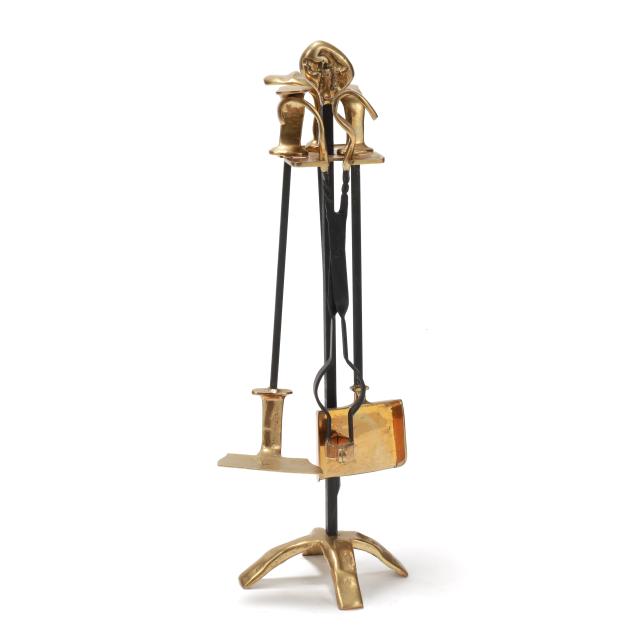 david-marshall-scottish-b-1942-four-piece-set-of-fireplace-tools-on-stand