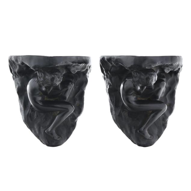 pair-of-art-nouveau-style-patinated-metal-figural-wall-brackets