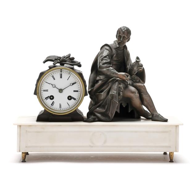 renaissance-revival-patinated-metal-and-marble-mantel-clock-signed-g-schmoll