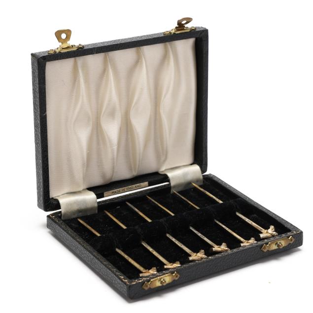 set-of-six-equestrian-theme-george-vi-silver-cocktail-sticks