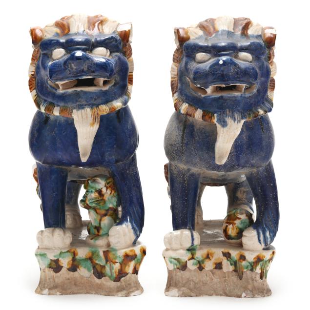 a-pair-of-large-chinese-blue-glazed-foo-lions