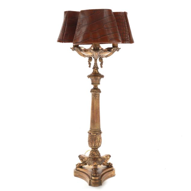 neoclassical-style-candelabra-table-lamp-with-shades