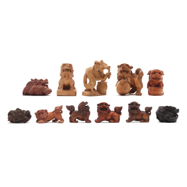 a-collection-of-eleven-11-japanese-netsuke